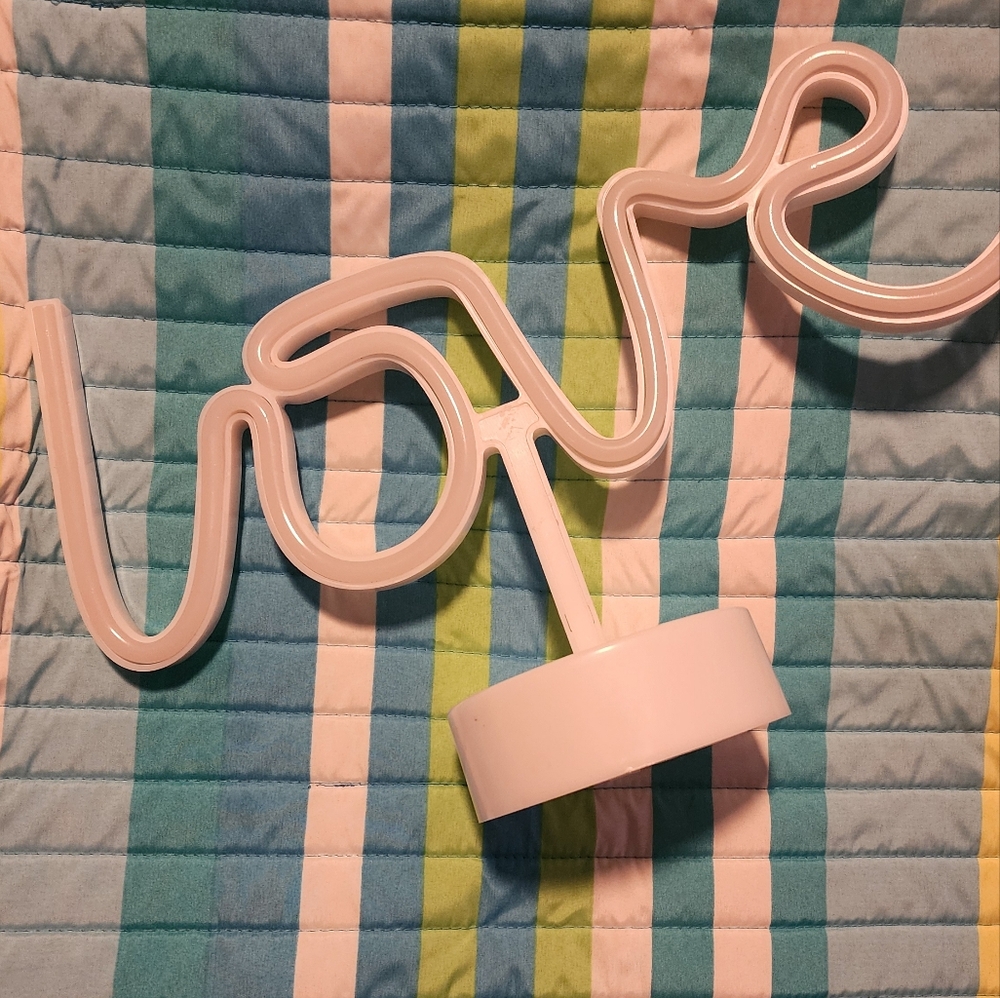 Pink Neon Light Sign